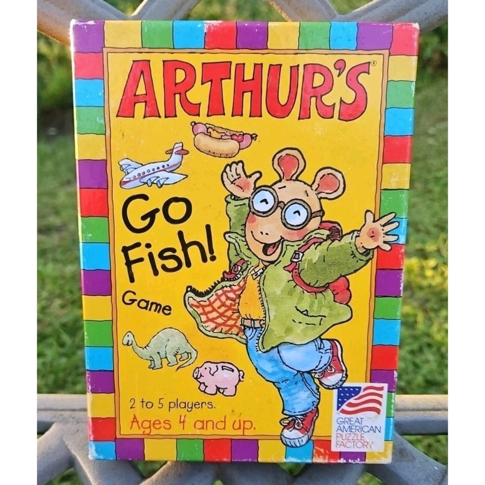 Arthur's Go Fish Game Great American Puzzle Factory‎ 1998